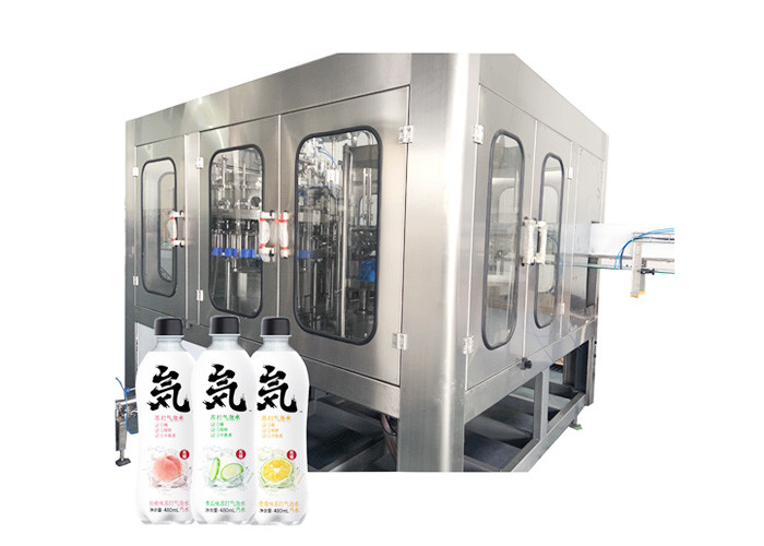 8000B/H Isobaric Soda Gas Bottle  Filling Machine Adjustable Power