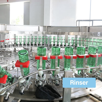 3-in-1 Automatic Glass Bottle Filling Machine for Beer Carbonated Drinks