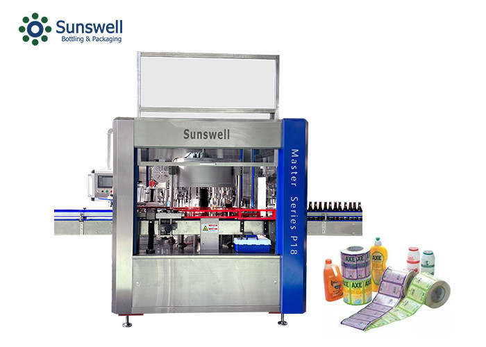 Fully Automatic Adhesive Sticker Label Printing Machine For Bottles