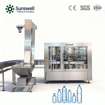 خط تولید پر کردن آب نوشیدنی اتوماتیک Sunswell