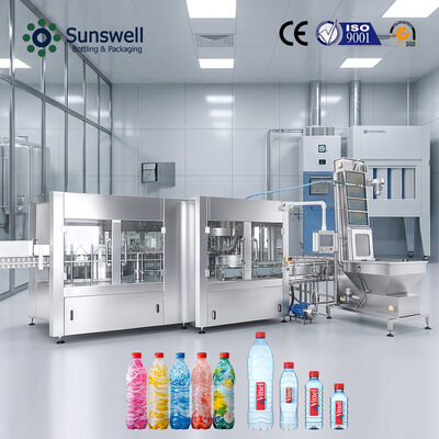 خط بطری آب با سرعت بالا 24000BPH 500ml